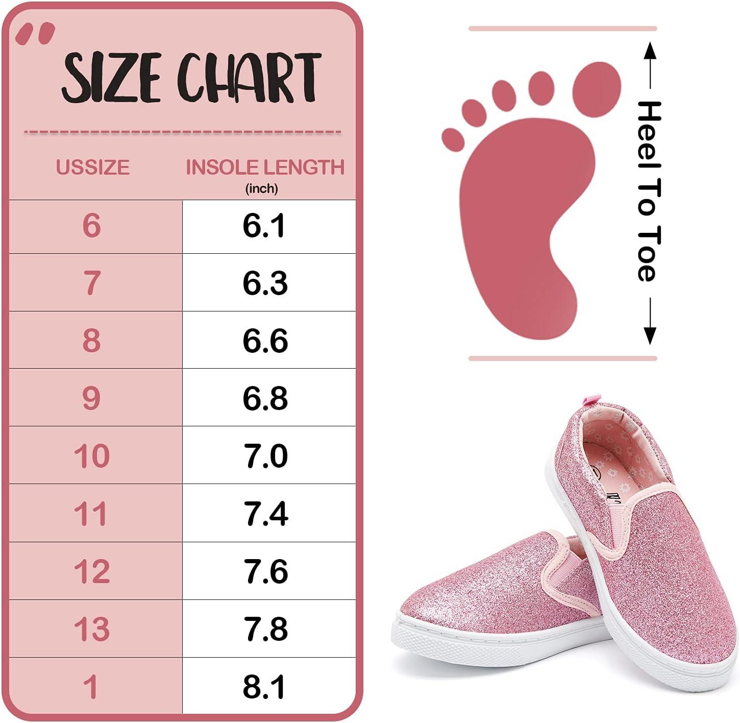 imageK KomForme Kids Shoes Toddlers Canvas Sneakers Slip on Walking Tennis Shoes for Boys GirlsToddlerLittle KidsBig KidsApink
