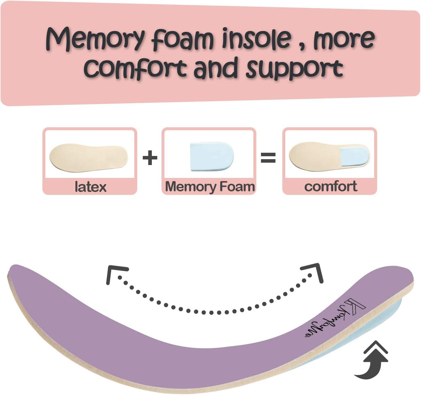 imageK KomForme Kids Shoes Toddlers Canvas Sneakers Slip on Walking Tennis Shoes for Boys GirlsToddlerLittle KidsBig KidsApink Unicorn