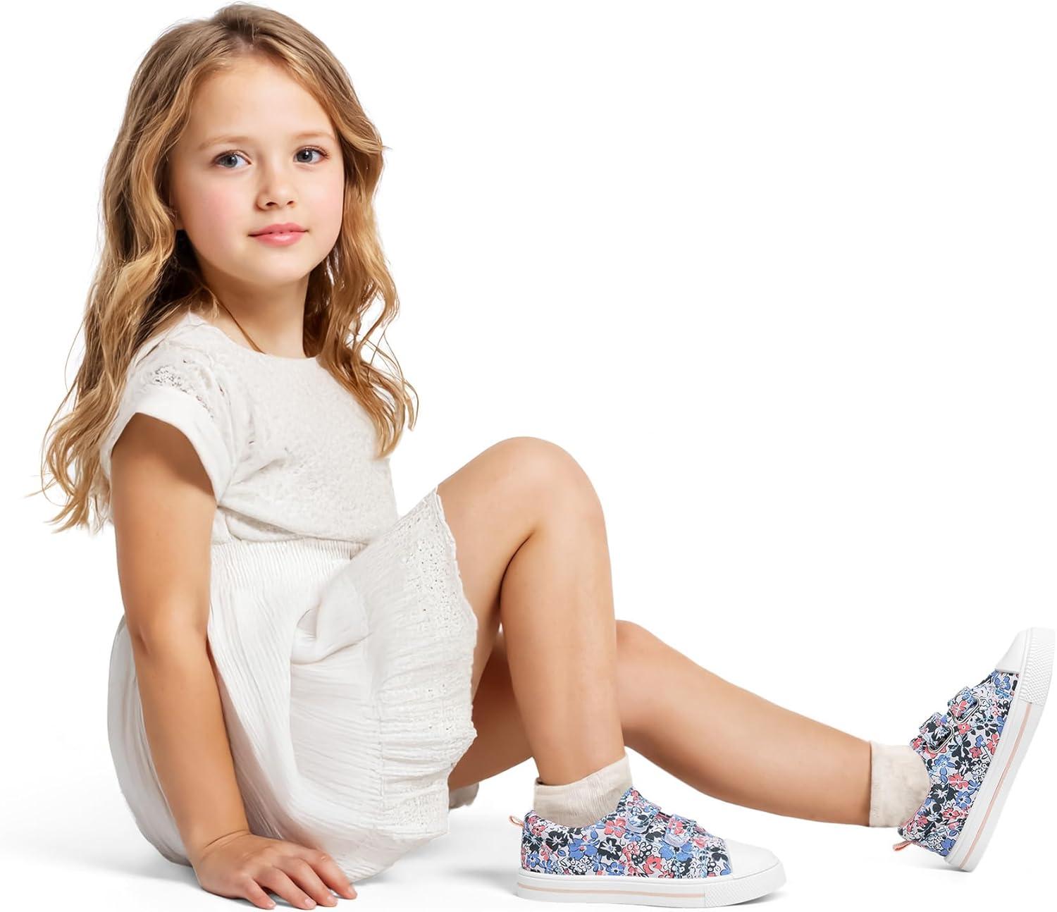 imageK KomForme Sneakers for Boys and GirlsToddler Kids Soft Walking ShoesAflower