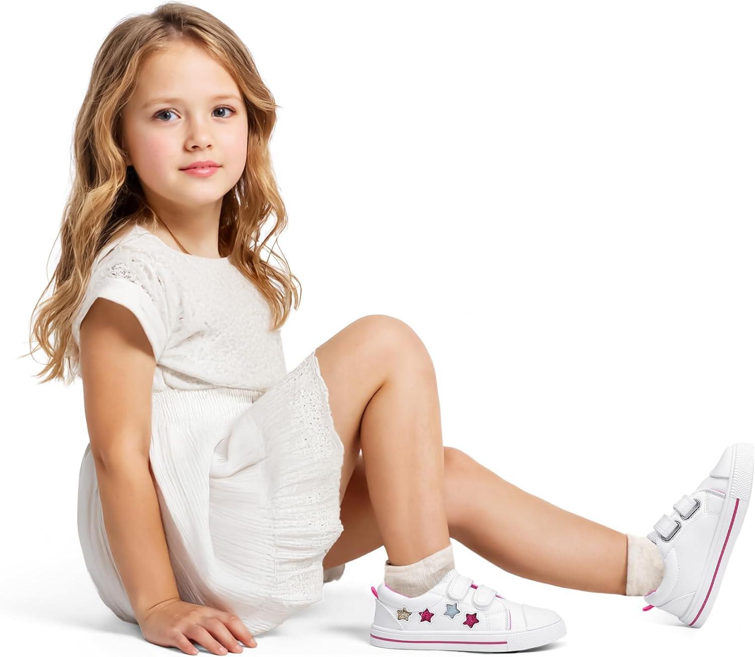 imageK KomForme Sneakers for Boys and GirlsToddler Kids Soft Walking ShoesLittle Stars