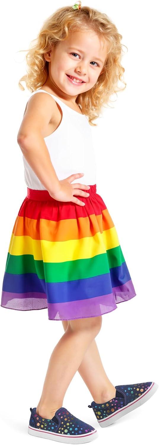 imageK KomForme Toddler Girls Boys Shoes Little Kids Slip on Canvas Sneakers for RunningWalkingDark Dots