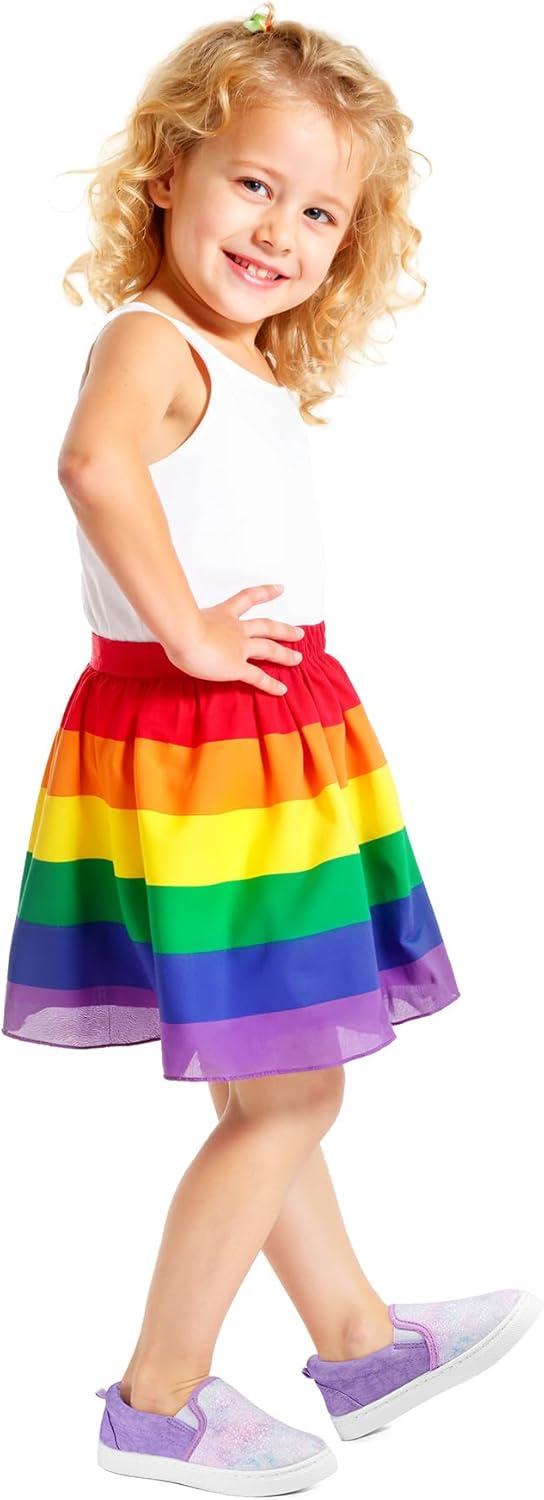 imageK KomForme Toddler Girls Boys Shoes Little Kids Slip on Canvas Sneakers for RunningWalkingPurple Glitter