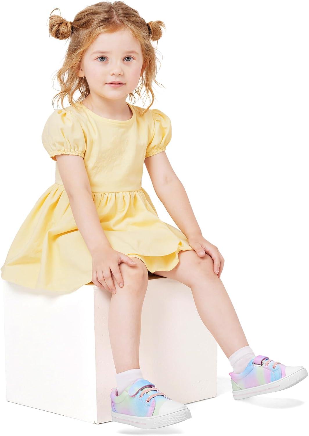 imageK KomForme Toddler Shoes Boys Girls Canvas Sneakers Size 413Gradient