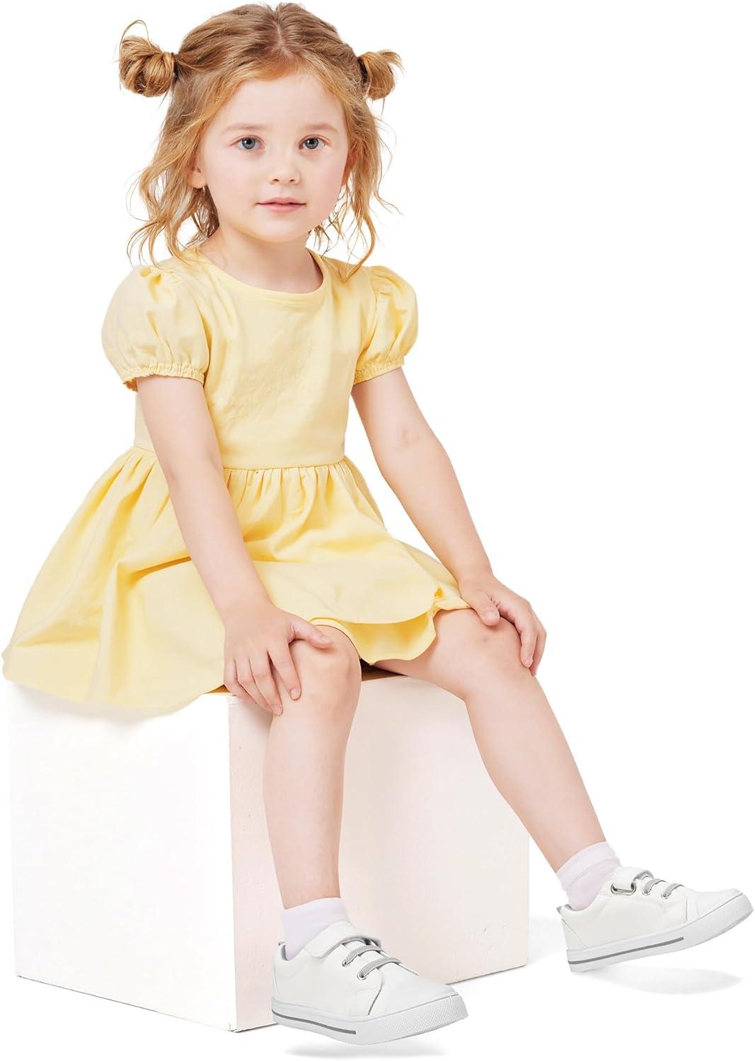 imageK KomForme Toddler Shoes Boys Girls Canvas Sneakers Size 413Offwhite