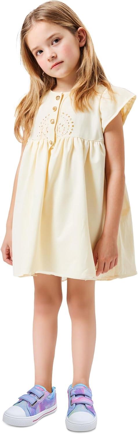 imageK KomForme Toddler Sneakers for Boys and Girls Dual Hook and Loops Sneakers Baby Canvas ShoesBlue Tiedye