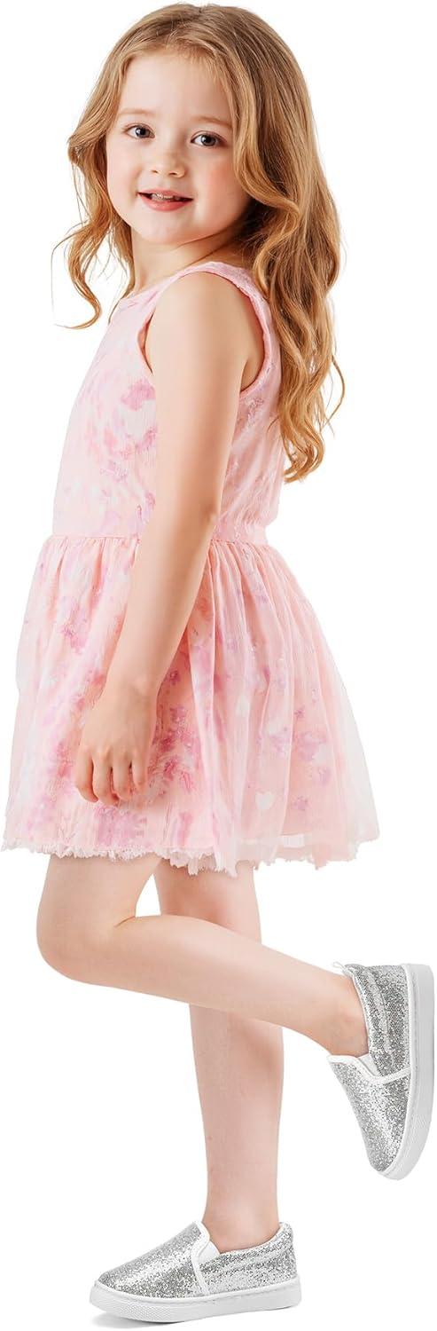 imageK KomForme Toddler Sneakers for Girls Boys Slip On Canvas Walking ShoesGrey