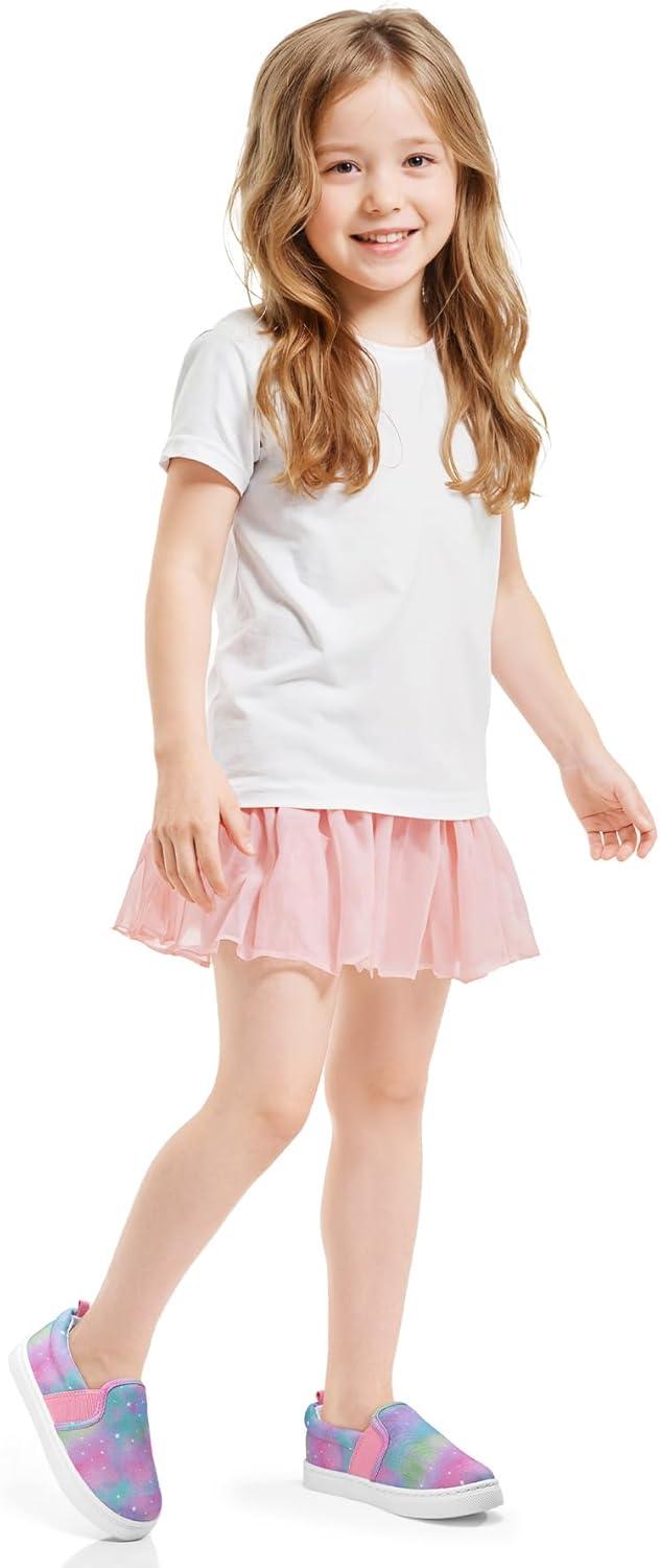 imageK KomForme Toddler Sneakers for Girls Boys Slip On Canvas Walking ShoesTiedye