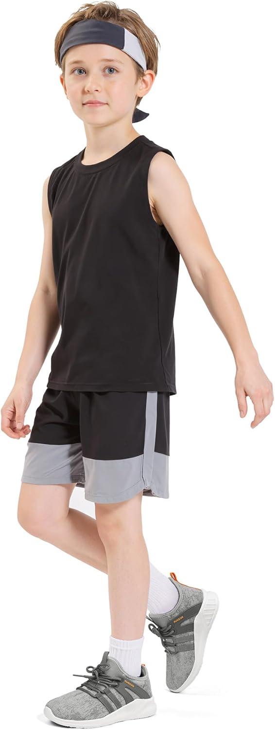 imageRUNSIDE Boys Girls Tennis Shoes Kids Lightweight Breathable Sneakers Laceup Running Athletic Shoes for ToddlerLittle KidBig KidCamouflage Gray