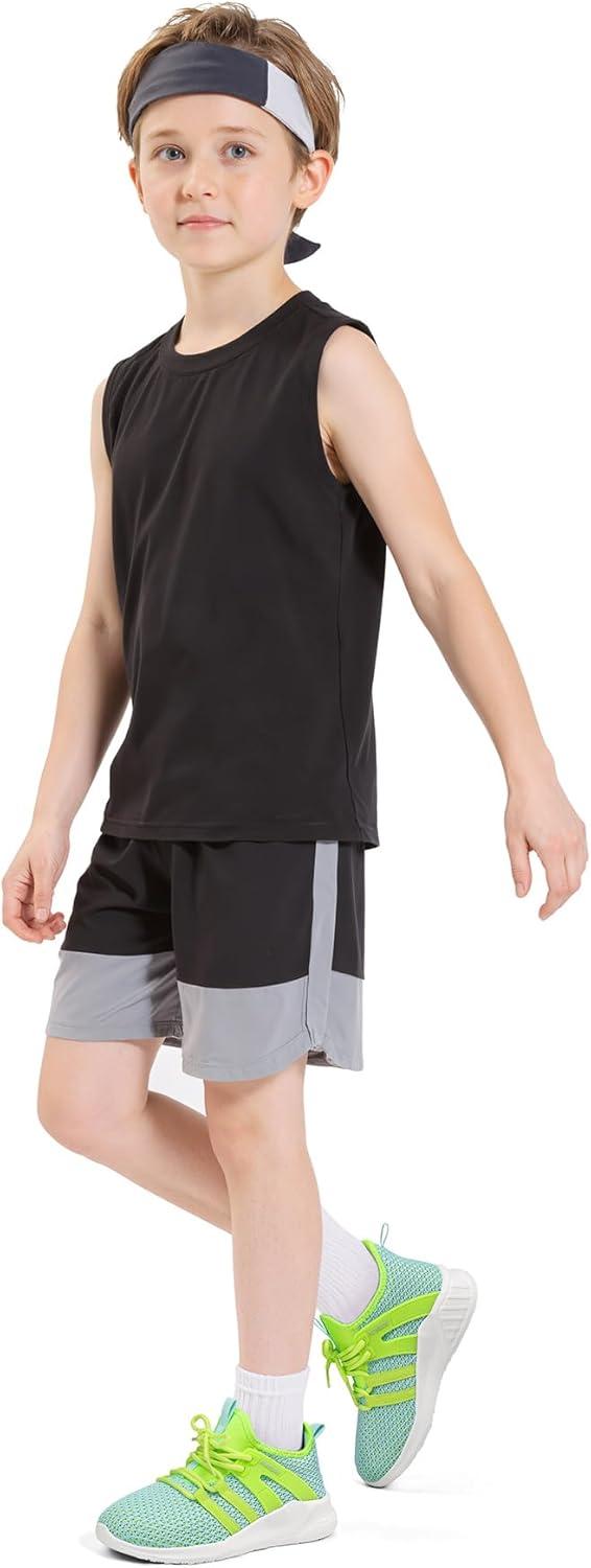 imageRUNSIDE Boys Girls Tennis Shoes Kids Lightweight Breathable Sneakers Laceup Running Athletic Shoes for ToddlerLittle KidBig KidLight Blue