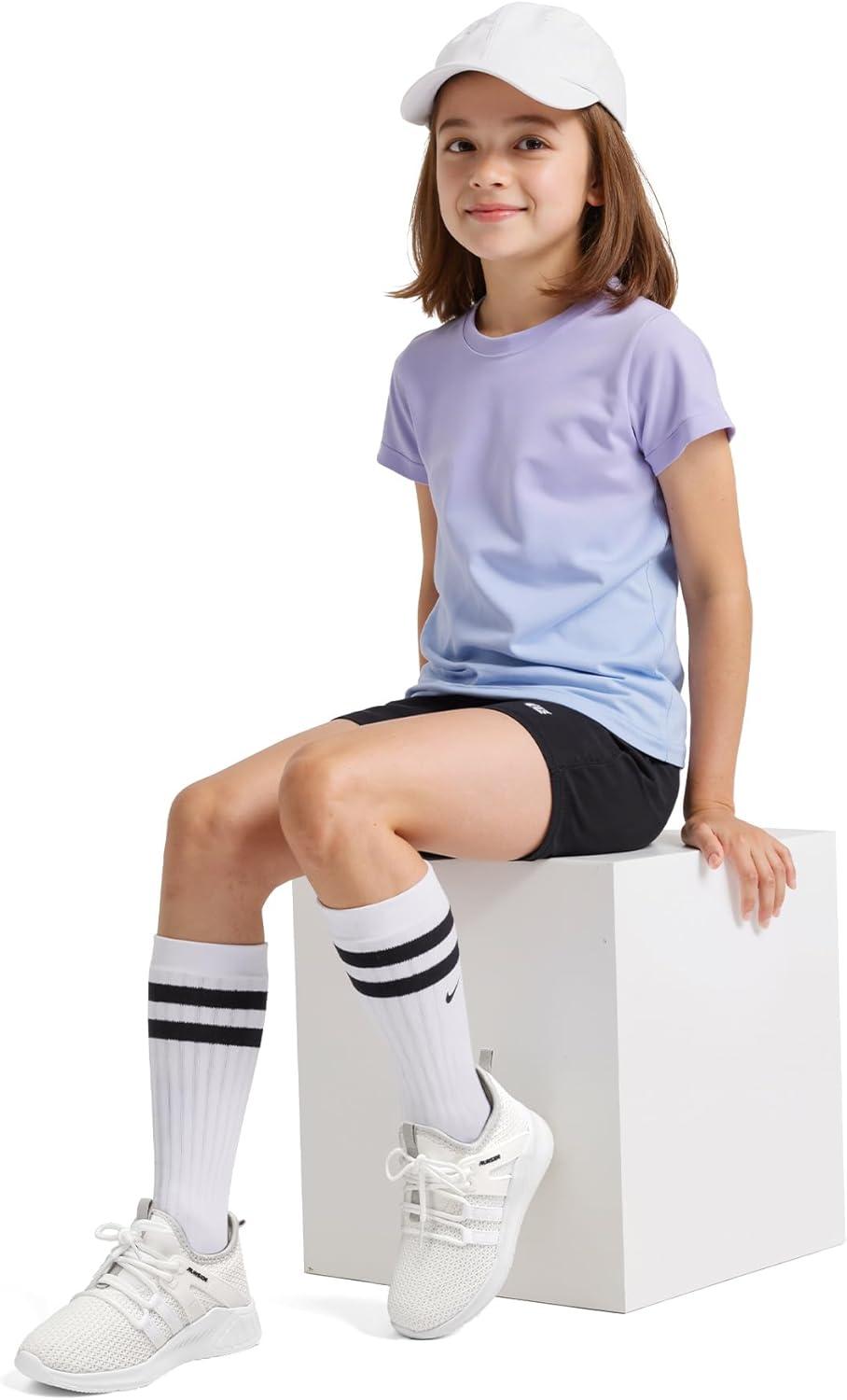 imageRUNSIDE Boys Girls Tennis Shoes Kids Lightweight Breathable Sneakers Laceup Running Athletic Shoes for ToddlerLittle KidBig KidWhite