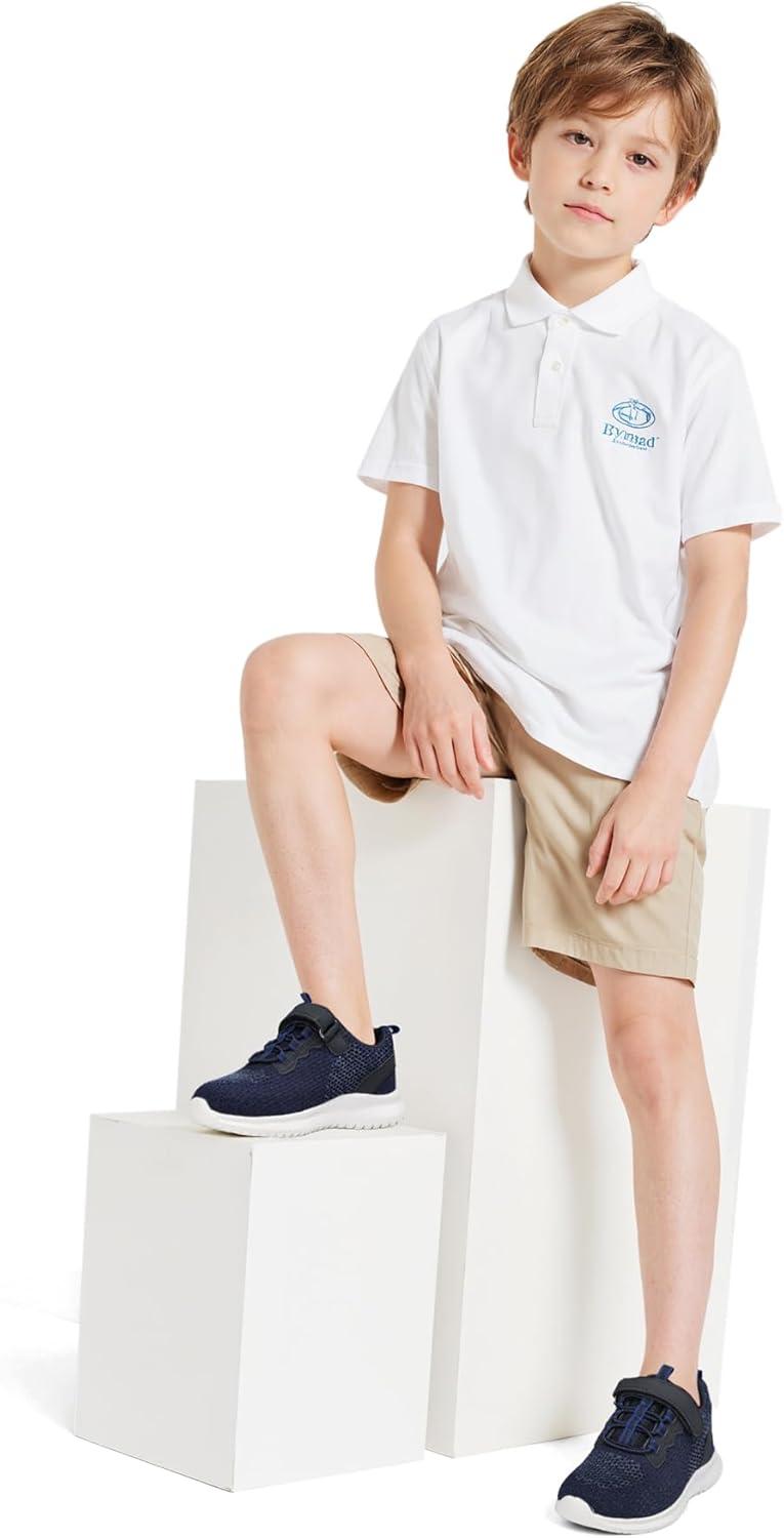 imageRUNSIDE Kids Shoes Boys Girls Sneakers Lightweight Athletic WalkingRunning Tennis ShoesToddlerLittle KidBig KidBnavy