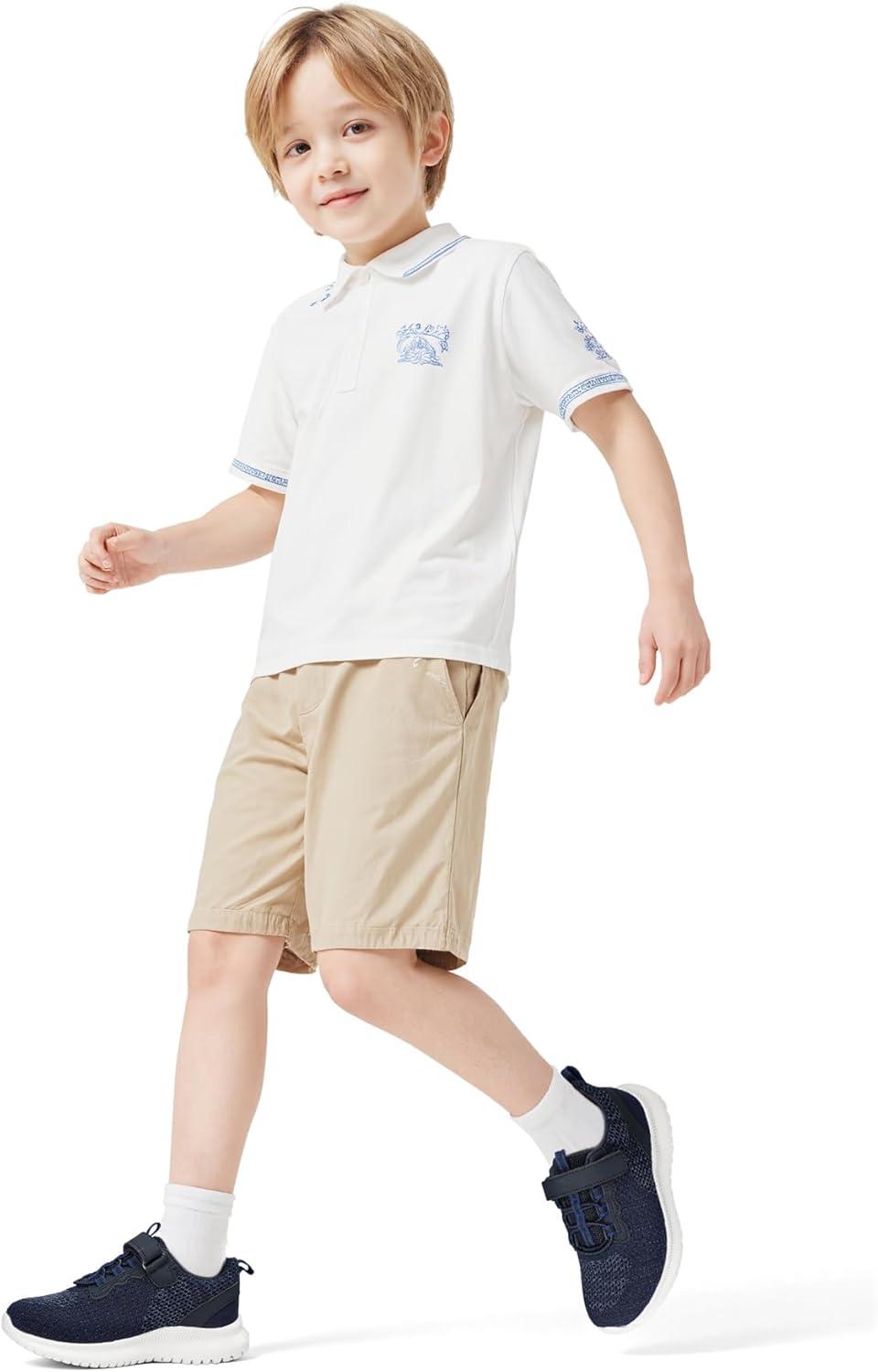 imageRUNSIDE Kids Shoes Boys Girls Sneakers Lightweight Athletic WalkingRunning Tennis ShoesToddlerLittle KidBig KidBnavy