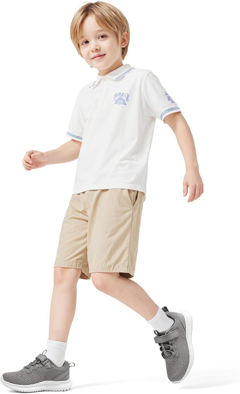 imageRUNSIDE Kids Shoes Boys Girls Sneakers Lightweight Athletic WalkingRunning Tennis ShoesToddlerLittle KidBig KidDark Grey