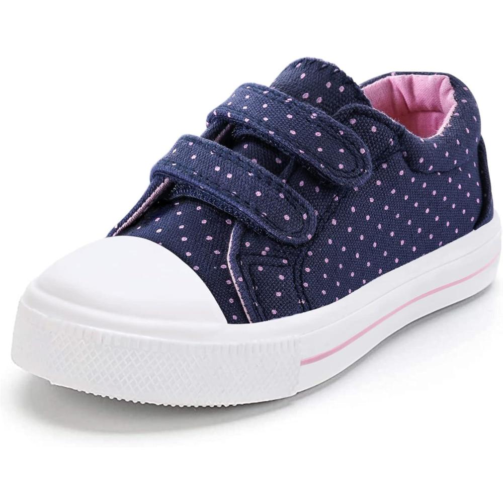 imageK KomForme Sneakers for Boys and GirlsToddler Kids Soft Walking ShoesBlue Pots