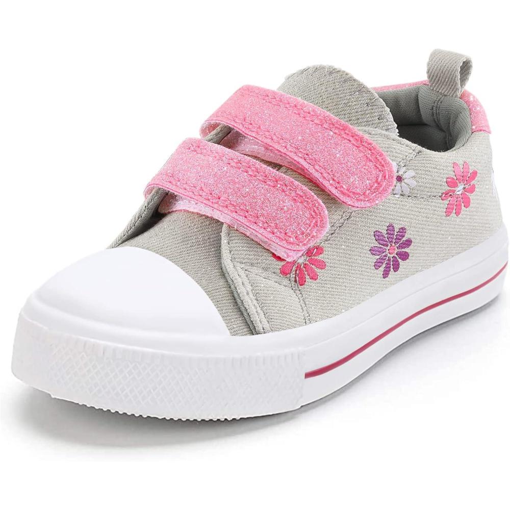 imageK KomForme Sneakers for Boys and GirlsToddler Kids Soft Walking ShoesFlower2