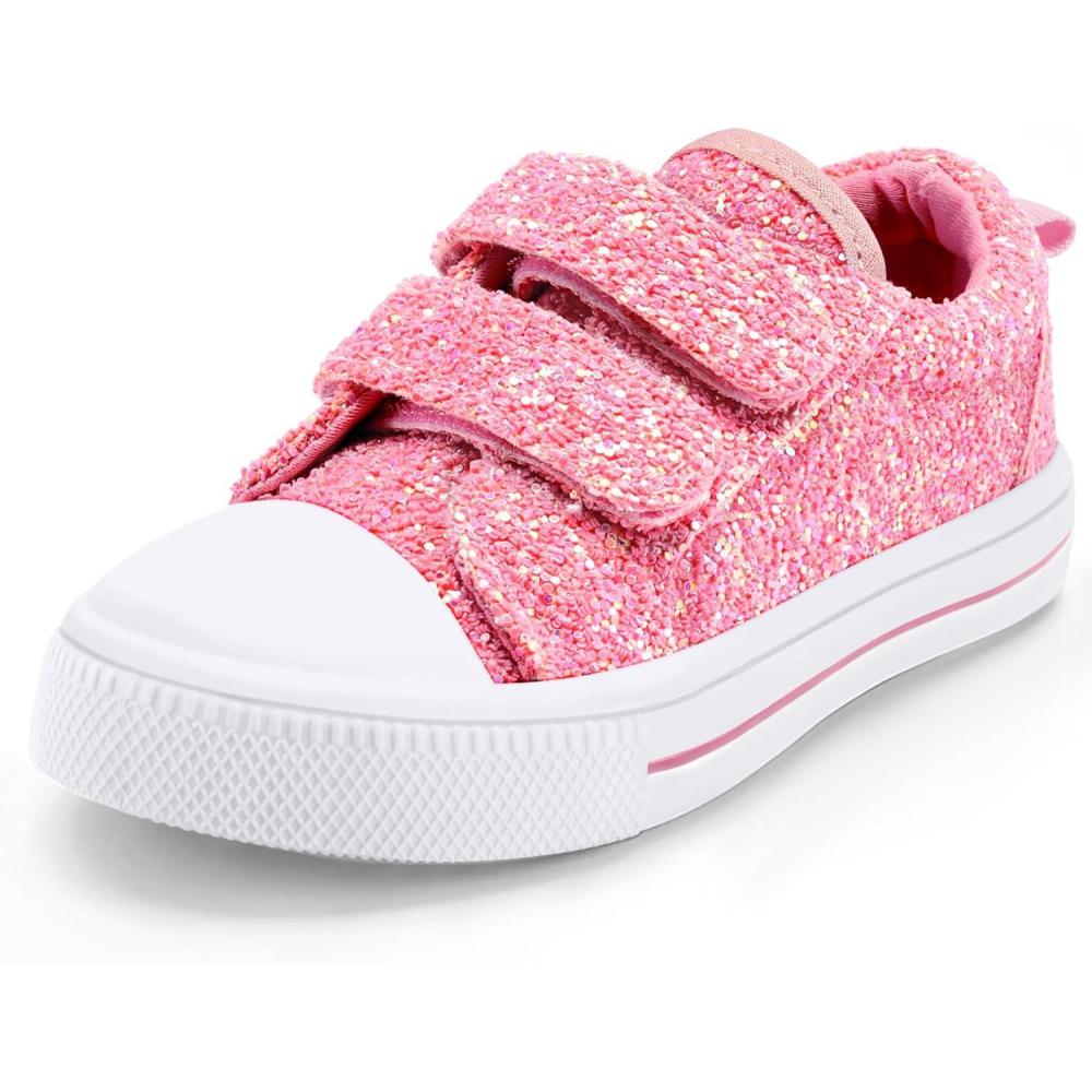 imageK KomForme Sneakers for Boys and GirlsToddler Kids Soft Walking ShoesPink Glitter