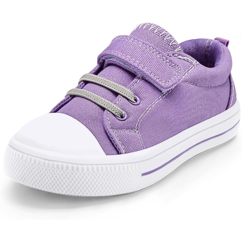 imageK KomForme Toddler Shoes Boys Girls Canvas Sneakers Size 413Taro Purple
