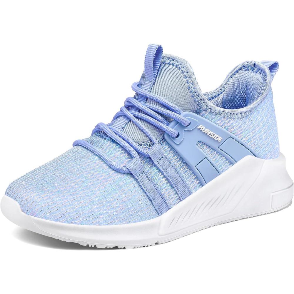 imageRUNSIDE Boys Girls Tennis Shoes Kids Lightweight Breathable Sneakers Laceup Running Athletic Shoes for ToddlerLittle KidBig KidDreamlike