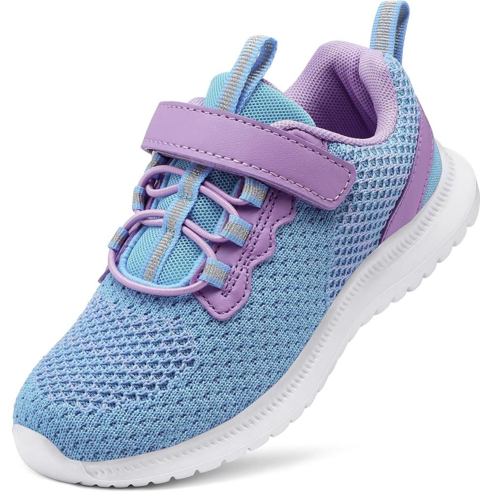imageRUNSIDE Kids Shoes Boys Girls Sneakers Lightweight Athletic WalkingRunning Tennis ShoesToddlerLittle KidBig KidBlue