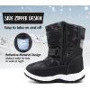 K KomForme Boys Girls Snow Boots Waterproof Winter Outdoor Boots(Toddler/Little Kid/Big Kid)(Camouflage)