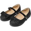 K KomForme Girl’s Ballet Flats Non-Slip Soft Mary Jane Walking Party Dress Shoes for Toddler/Little Kid/Big Kid(Black Glitter)