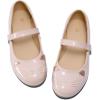 K KomForme Girl’s Ballet Flats Non-Slip Soft Mary Jane Walking Party Dress Shoes for Toddler/Little Kid/Big Kid(Nude Cat)