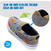 K KomForme Kids Shoes Toddlers Canvas Sneakers Slip on Walking Tennis Shoes for Boys Girls(Toddler/Little Kids/Big Kids)(B1-grey Dinosaur)