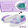 K KomForme Kids Shoes Toddlers Canvas Sneakers Slip on Walking Tennis Shoes for Boys Girls(Toddler/Little Kids/Big Kids)(Purple Tie-dye)