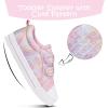 K KomForme Sneakers for Boys and Girls,Toddler Kids Soft Walking Shoes(Pink)