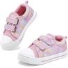 K KomForme Sneakers for Boys and Girls,Toddler Kids Soft Walking Shoes(Pink)