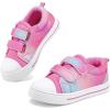 K KomForme Sneakers for Boys and Girls,Toddler Kids Soft Walking Shoes(Pink Gradient)