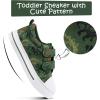 K KomForme Toddler Boys & Girls Shoes Kids Canvas Sneakers with Cartoon Dual Hook and Loops(Tyrannosaurus Dinosaur)