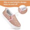 K KomForme Toddler Girls Boys Shoes Little Kids Slip on Canvas Sneakers for Running/Walking(Star Glitter)