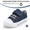 K KomForme Toddler Shoes Boys Girls Canvas Sneakers Size 4-13(B-light Denim)