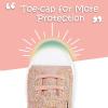 K KomForme Toddler Shoes Boys Girls Canvas Sneakers Size 4-13(Glitter Pink)