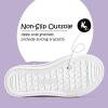 K KomForme Toddler Sneakers for Boys and Girls Dual Hook and Loops Sneakers Baby Canvas Shoes(Purple Unicorn)