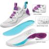 RUNSIDE Boys Girls Sneakers, Lace up Kids Tennis Shoes for Walking/Running Lightweight Breathable Gym Shoes Outdoor, Little Kid/Big Kid(White/Colorful)