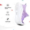 RUNSIDE Boys Girls Tennis Shoes Kids Lightweight Breathable Sneakers Lace-up Running Athletic Shoes for Toddler/Little Kid/Big Kid(Light Purple)