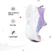 RUNSIDE Girls Tennis Shoes Lightweight Sports Kids Sneakers Lace-up for Running/Walking, Toddler/Little Kid/Big Kid(Pink Purple)