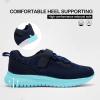 RUNSIDE Kids Shoes, Boys Girls Sneakers Lightweight Athletic Walking/Running Tennis Shoes(Toddler/Little Kid/Big Kid)(B-navy)