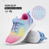 RUNSIDE Kids Shoes, Boys Girls Sneakers Lightweight Athletic Walking/Running Tennis Shoes(Toddler/Little Kid/Big Kid)(Gradient Pink)