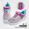RUNSIDE Kids Shoes, Boys Girls Sneakers Lightweight Athletic Walking/Running Tennis Shoes(Toddler/Little Kid/Big Kid)(Grey)