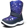 K KomForme Boys Girls Snow Boots Waterproof Winter Outdoor Boots(Toddler/Little Kid/Big Kid)(Star)