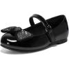 K KomForme Girl’s Ballet Flats Non-Slip Soft Mary Jane Walking Party Dress Shoes for Toddler/Little Kid/Big Kid(Black Patent)
