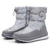 K KomForme Kids Snow Boots for Boys Girls Toddler Winter Outdoor Boots Waterproof with Fur Lined (Toddler/Little Kid/Big Kid)(Spider Print)
