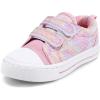 K KomForme Sneakers for Boys and Girls,Toddler Kids Soft Walking Shoes(Pink)