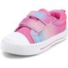 K KomForme Sneakers for Boys and Girls,Toddler Kids Soft Walking Shoes(Pink Gradient)