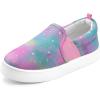 K KomForme Toddler Sneakers for Girls Boys Slip On Canvas Walking Shoes(Tie-dye)