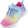 RUNSIDE Kids Shoes, Boys Girls Sneakers Lightweight Athletic Walking/Running Tennis Shoes(Toddler/Little Kid/Big Kid)(Gradient Pink)