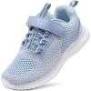 RUNSIDE Kids Shoes, Boys Girls Sneakers Lightweight Athletic Walking/Running Tennis Shoes(Toddler/Little Kid/Big Kid)(Sky Blue)